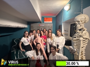escape room mystery house torino Virus 404