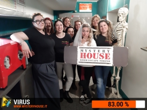 escape room mystery house torino Virus 404