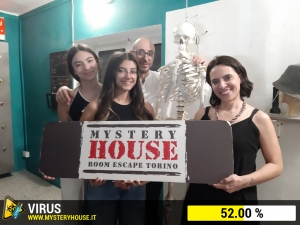 escape room mystery house torino Virus 404