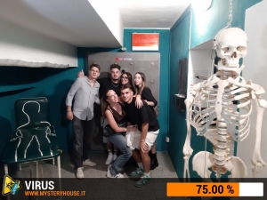 escape room mystery house torino Virus 404