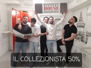 escape room mystery house torino 2D il collezionista