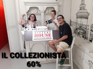 escape room mystery house torino 2D il collezionista