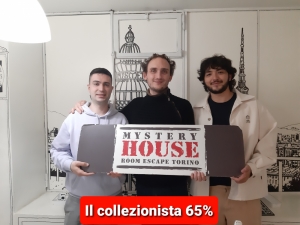 escape room mystery house torino 2D il collezionista