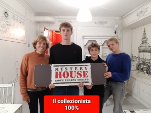 escape room mystery house torino 2D il collezionista